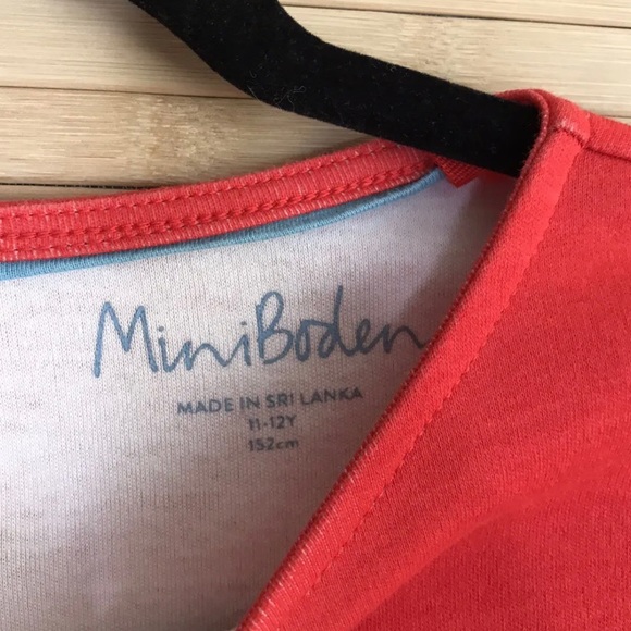 Mini Boden Red Sweatshirt Dress • Spotty Skater Dress - Picture 3 of 5